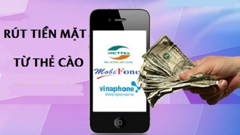 Rút tiền qua thẻ cào